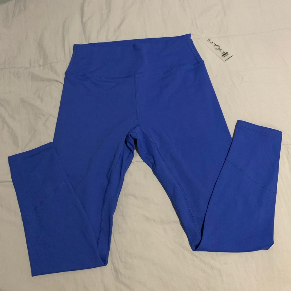 NEW Blue Evolve Fashion Gym Leggings